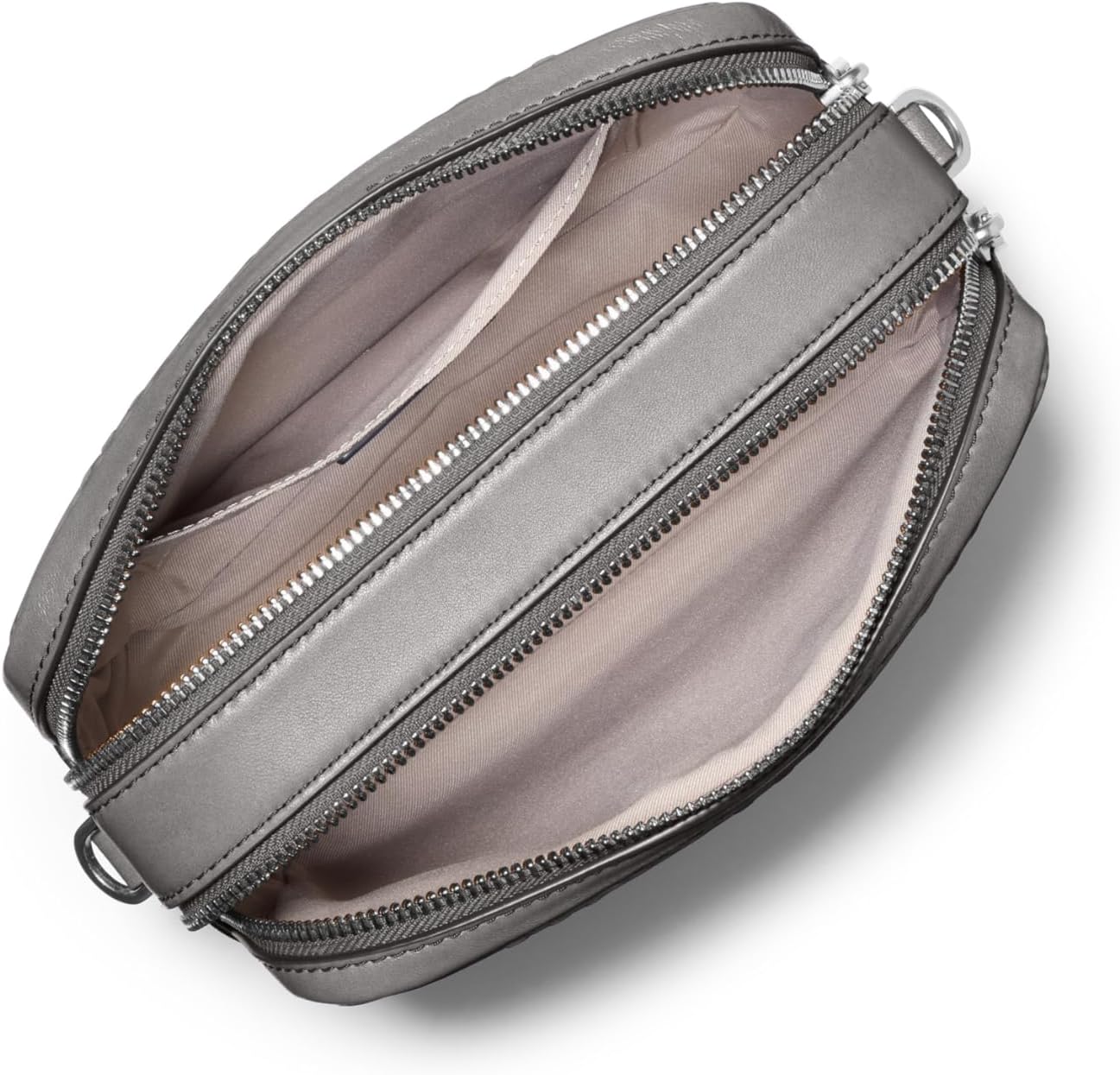 Michael Kors Womens Bryant Medium Double Zip Chain Camera Crossbody Bag - Image 2