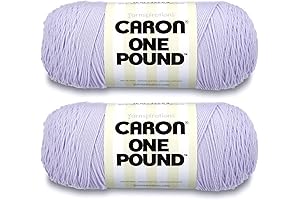 Soft Knittable Lilac Yarn, Ideal for Crafting and Creative Projects