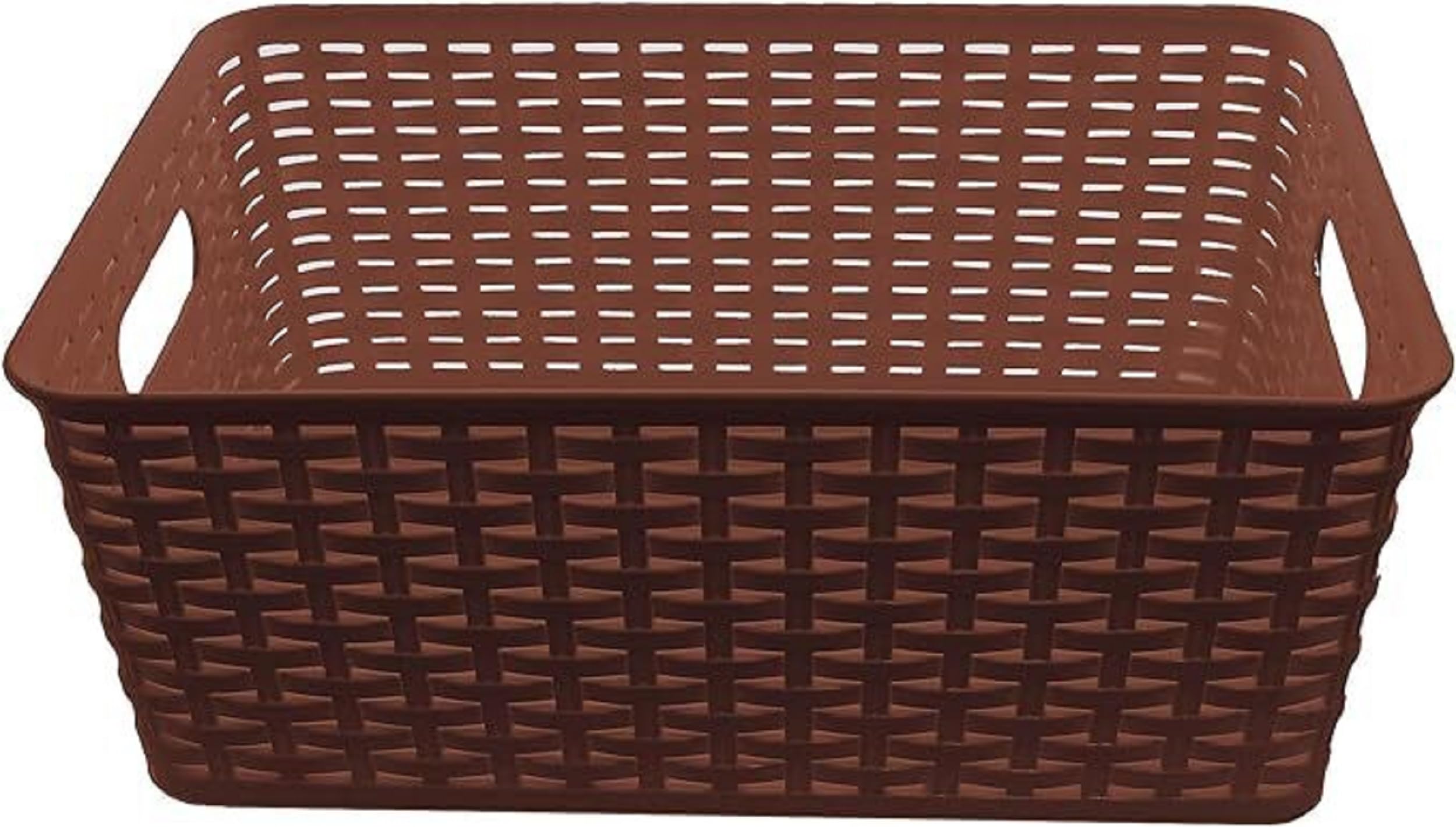YBM Home Plastic Rattan Storage Box Basket Organizer ba426