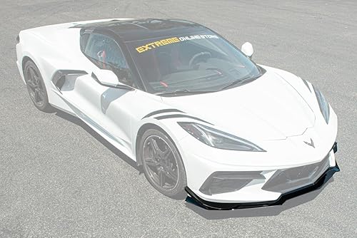 Repuesto para Chevrolet Corvette C8 2020  Z06 Z07 Performance Package Style ABS Plastic  Pintura de carbono Flash metálico 5 piezas parachoques