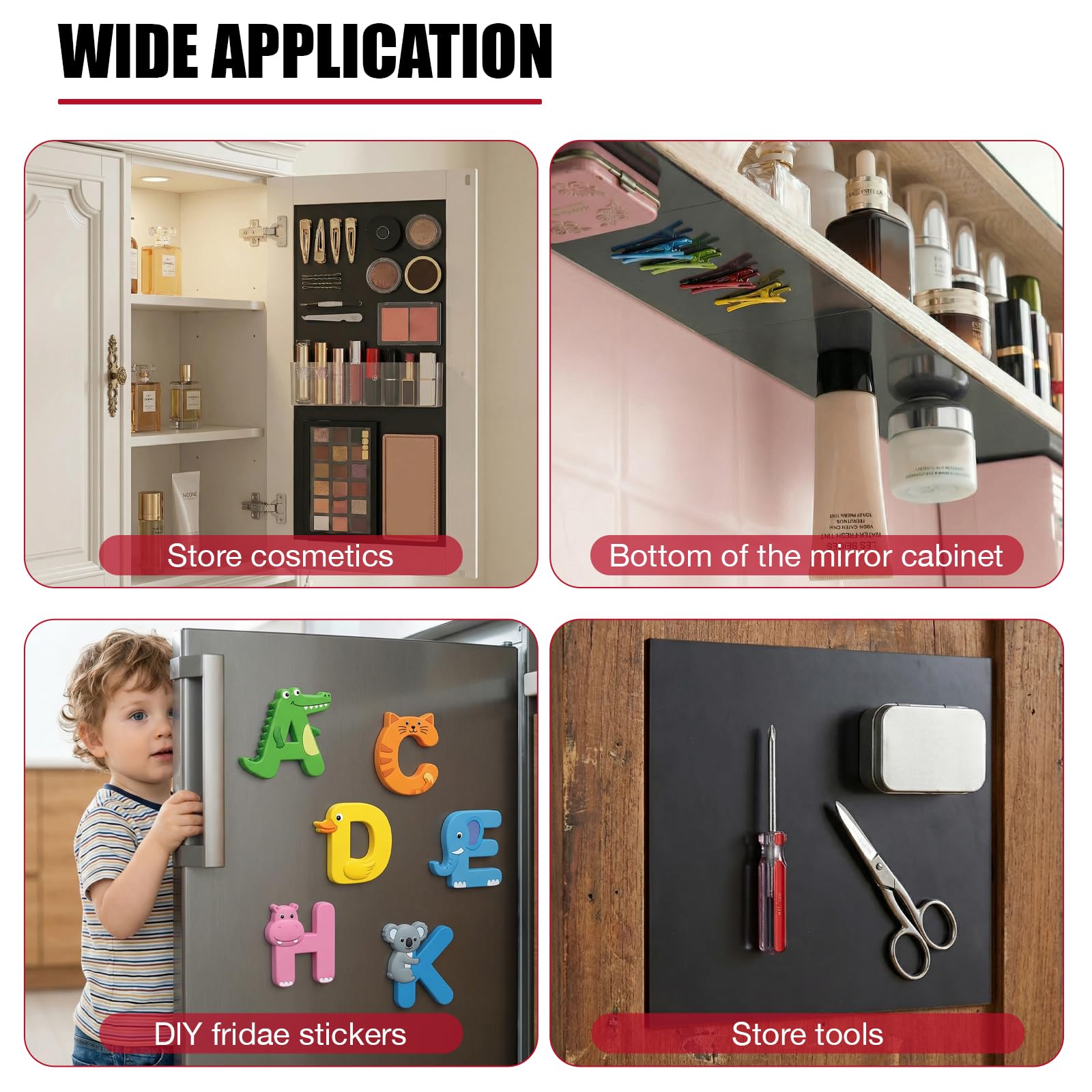 Flexible Magnetic Sheets - DIY Crafting & Organization -5 Flexible Magnetic Sheets - DIY Crafting & Organization -5
