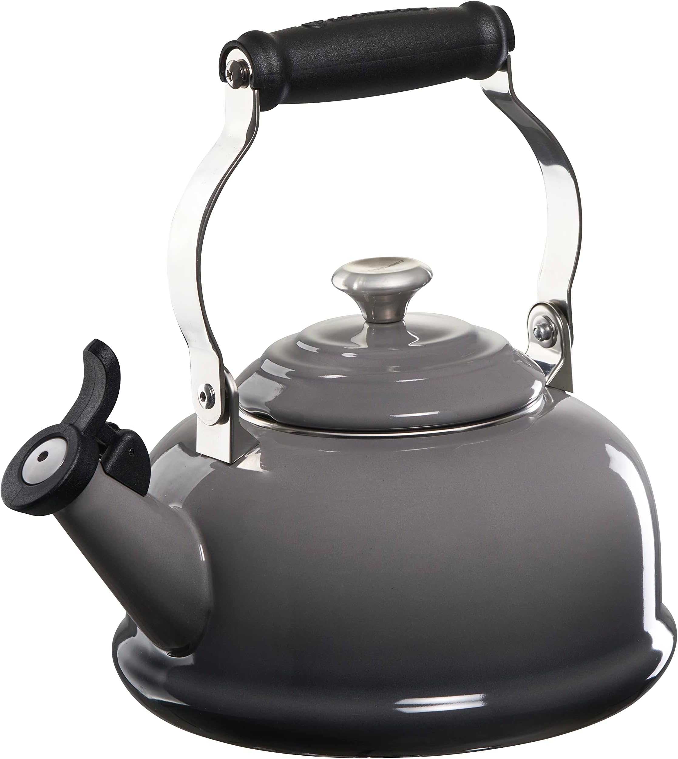 Le Creuset Enamel On Steel Zen Tea Kettle, 1.6 qt., Oyster