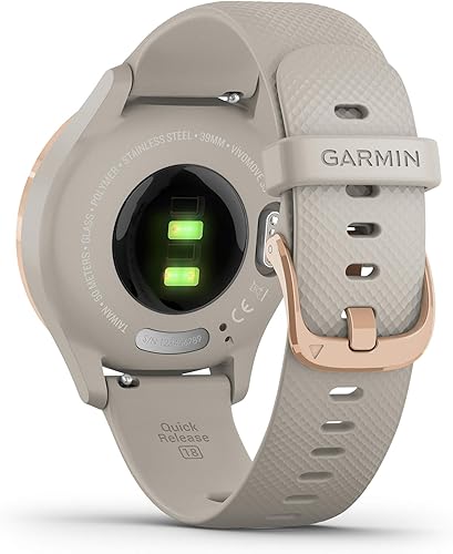 Miniatura 8 de Garmin - Vívomove 3S, smartwatch híbrido con manos reales y pantalla táctil oculta