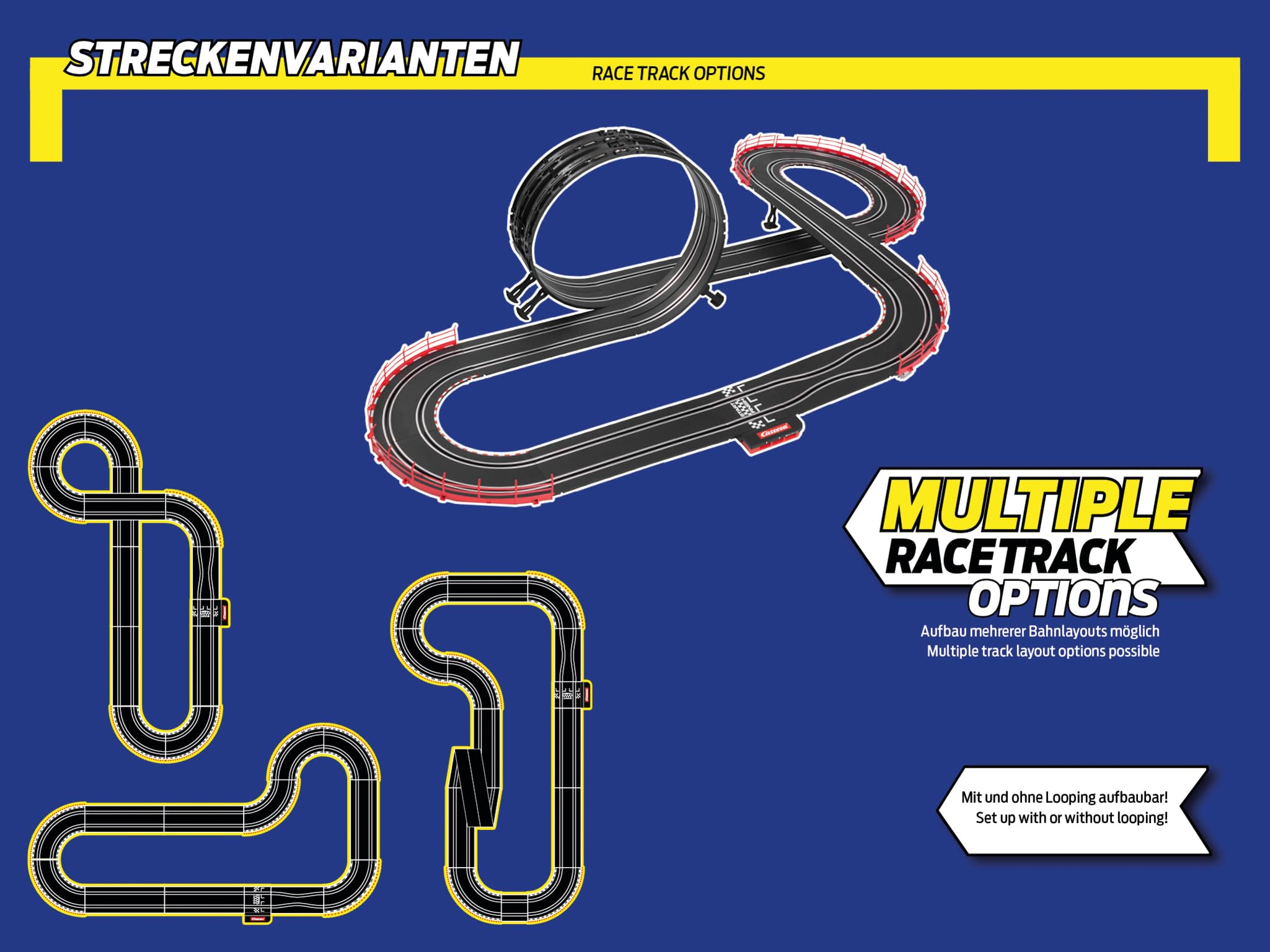 Carrera GO!!! VR46 Ultimate Racing Rennbahn-Set I Rennbahn mit lizensierten Slotcars | bis zu 2 Spieler | Für Kinder ab 6 Jahren & Erwachsene