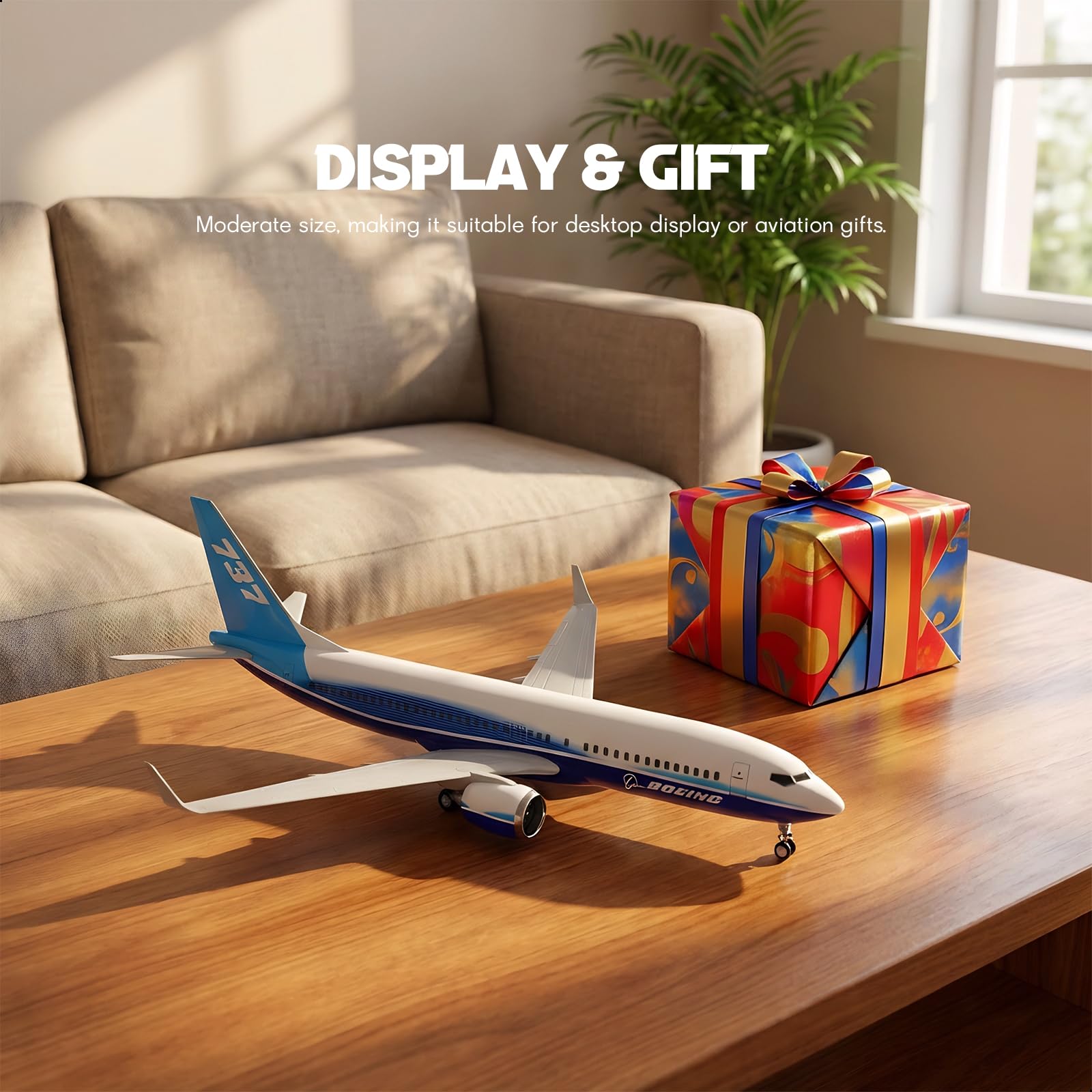Amazon | QIYUMOKE 1/240スケール ボーイング737ドリームライナー