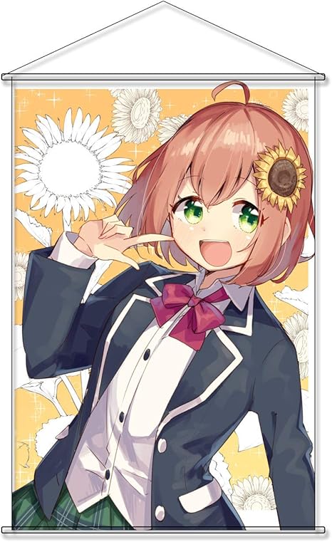 Amazon Co Jp タペストリー 本間ひまわり ポスター アニメ 漫画 可愛い おしゃれ 萌え 個性ギフト 二次元 壁掛け装飾 部屋 壁アート 90cm 60cm Dc ホーム キッチン
