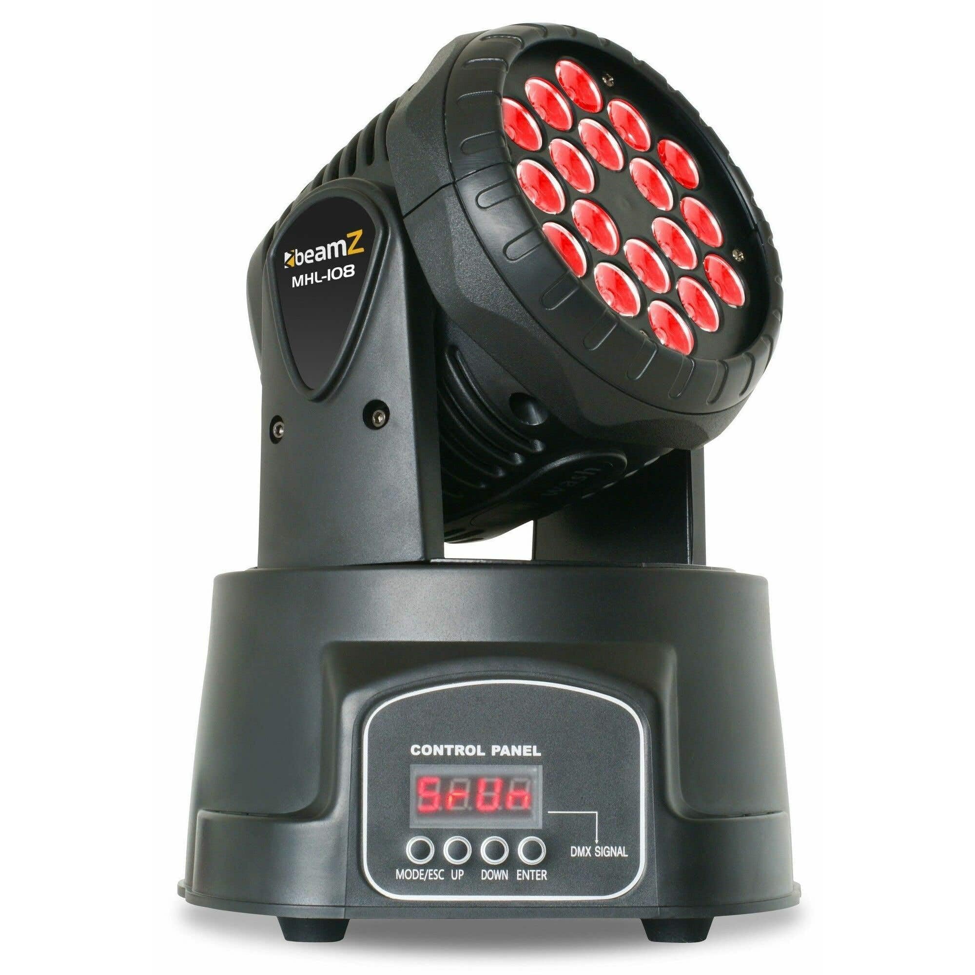 BeamZ MHL108MK4 Cabeza móvil Wash LED RGB | Cobertura uniforme, mezcla homogénea del color, para eventos y conciertos