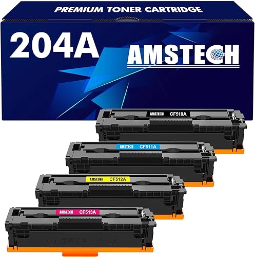 Cartucho de tóner 204A de repuesto para impresora HP 204A 204 M180nw para HP Color Pro MFP M180nw M180n M180n M181fw M154a M154nw M154 M180 negro 4