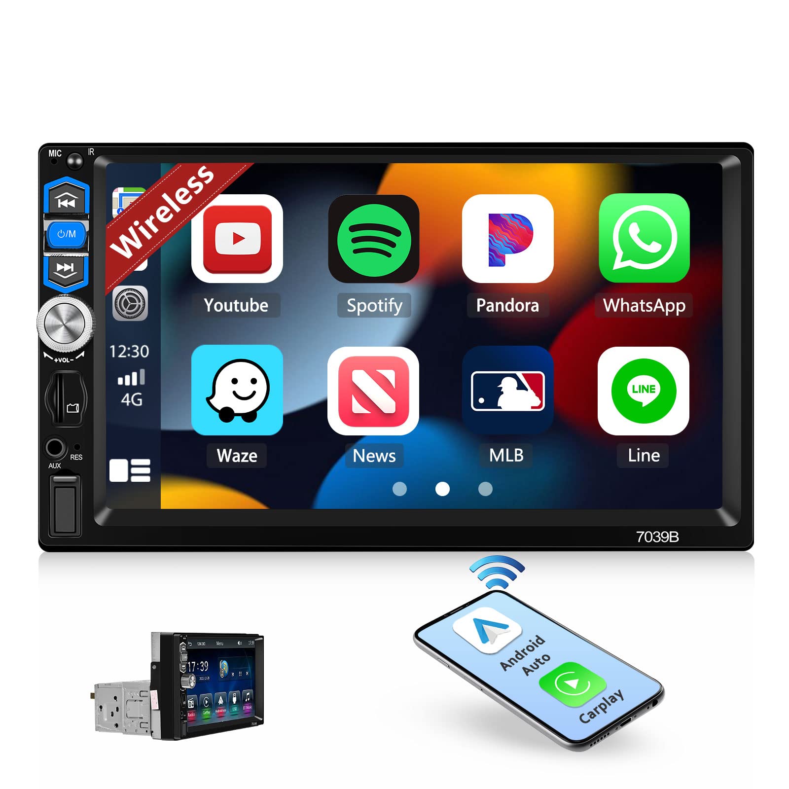 Hikity Single Din Car Stereo