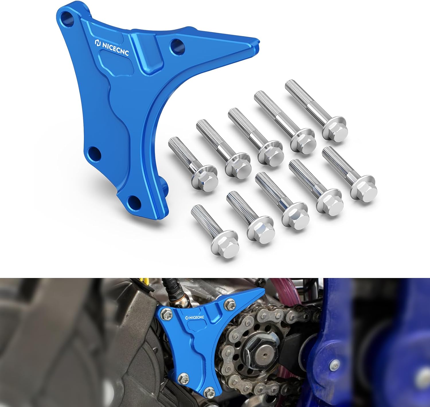 NICECNC Blue Engineering Clutch Cylinder Guard Protector Compatible with Sherco 300 SC 2017-2020 300 SE Factory 2014-2024 300 SE-R 2014-2022 See Fitment