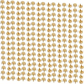 New Lon0167 500pcs 4mm Flat Round Head Paper Brad Gold Tone for Scrapbooking DIY Craft(500 stÃ¼cke 4mm Flache Runde Kopf Papier Brad Gold Ton fÃ¼r Scrapbooking DIY Handwerk