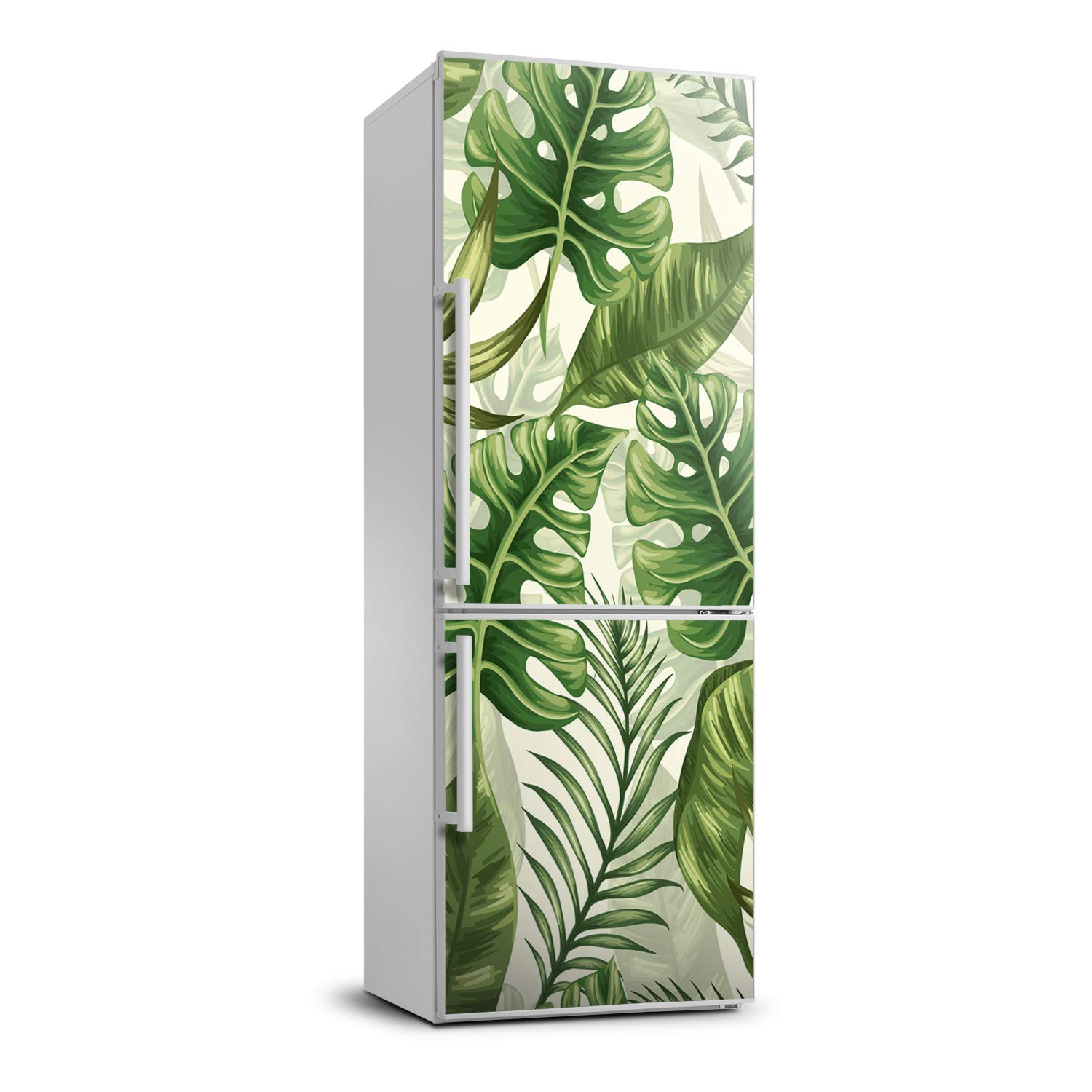 Pegatinas de pared de hojas tropicales para decorar la cocina moderna