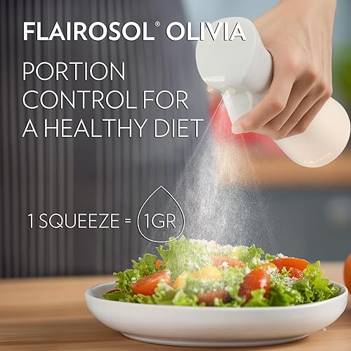 Miniatura 3 de FLAIROSOL OLIVIA Pulverizador de aceite de oliva para cocinar, botella de aerosol de aceite de oliva de vidrio de 200ml, aerosol de cocina continuo