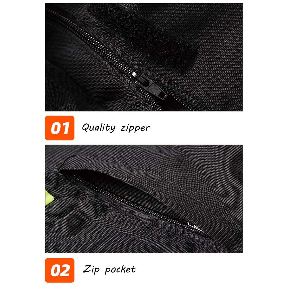 Veste de Moto Sport avec Protections Homologuées CE, Blouson Gilet Thermique Imperméable Respirant pour Racing Tous les Temps, Autocollant Réfléchissant
