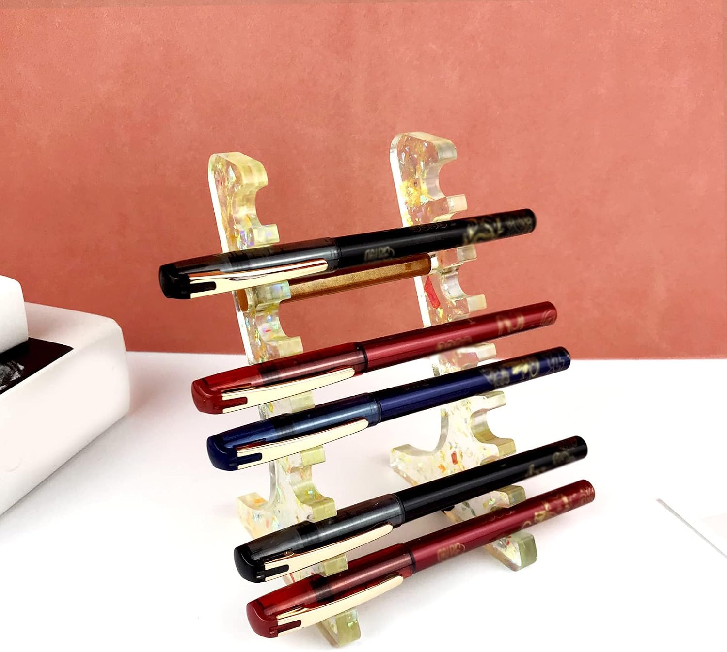 Pen Holder Resin Mold Display Stand Mold Table Organizer Storage Silicone for Desktop Ornaments Holder Silicone image 2