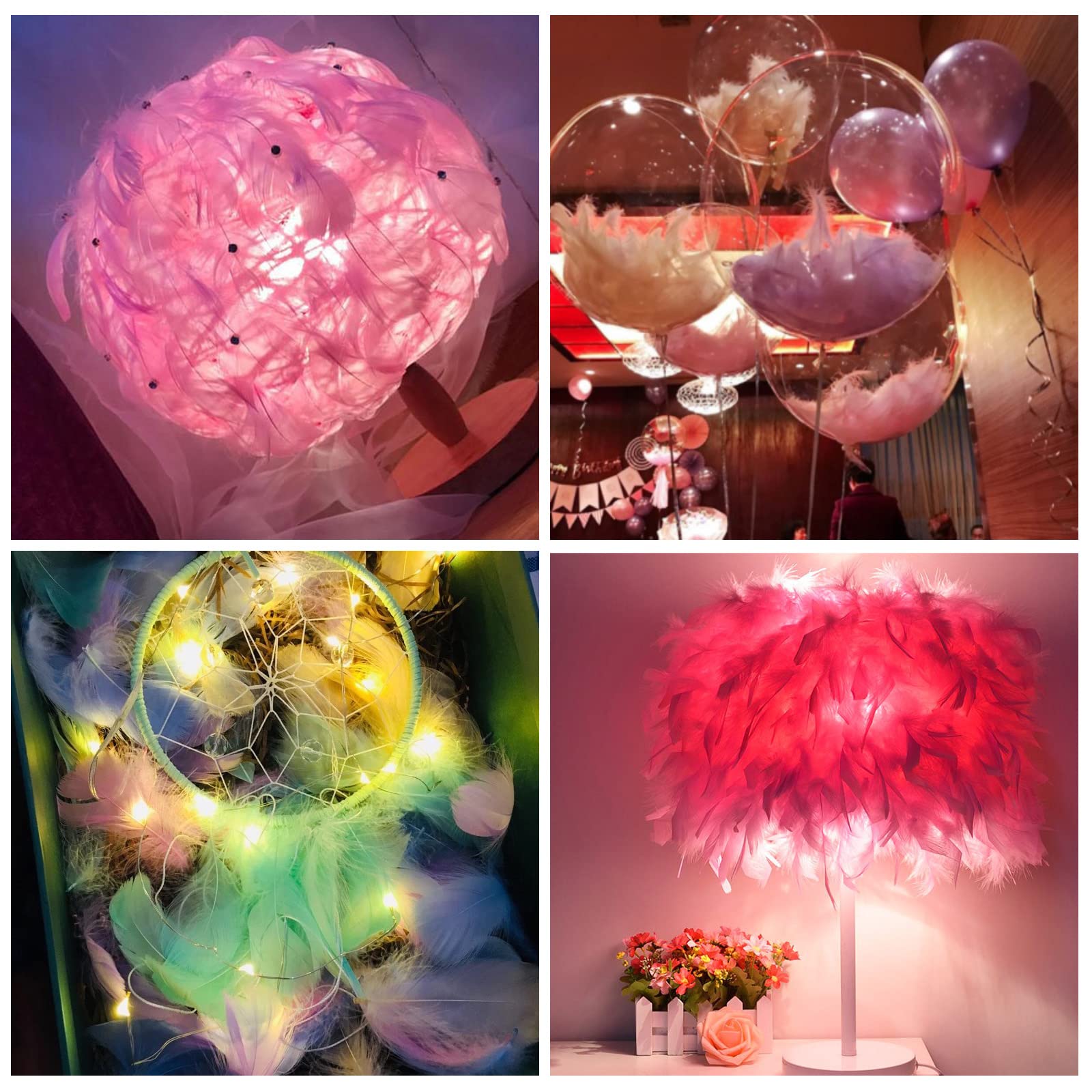 100 Piume Colorate Naturali - Per Lavoretti, Acchiappasogni E Decorazioni (7-12 Cm) - Foto 2