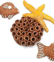 Vista 4 de 1Pc Handmade Ceramic Starfish Tile, Coastal Wall Decor For Home, Swimingpool Aquarium or Fish Tank, Beach Lover Gift for Women