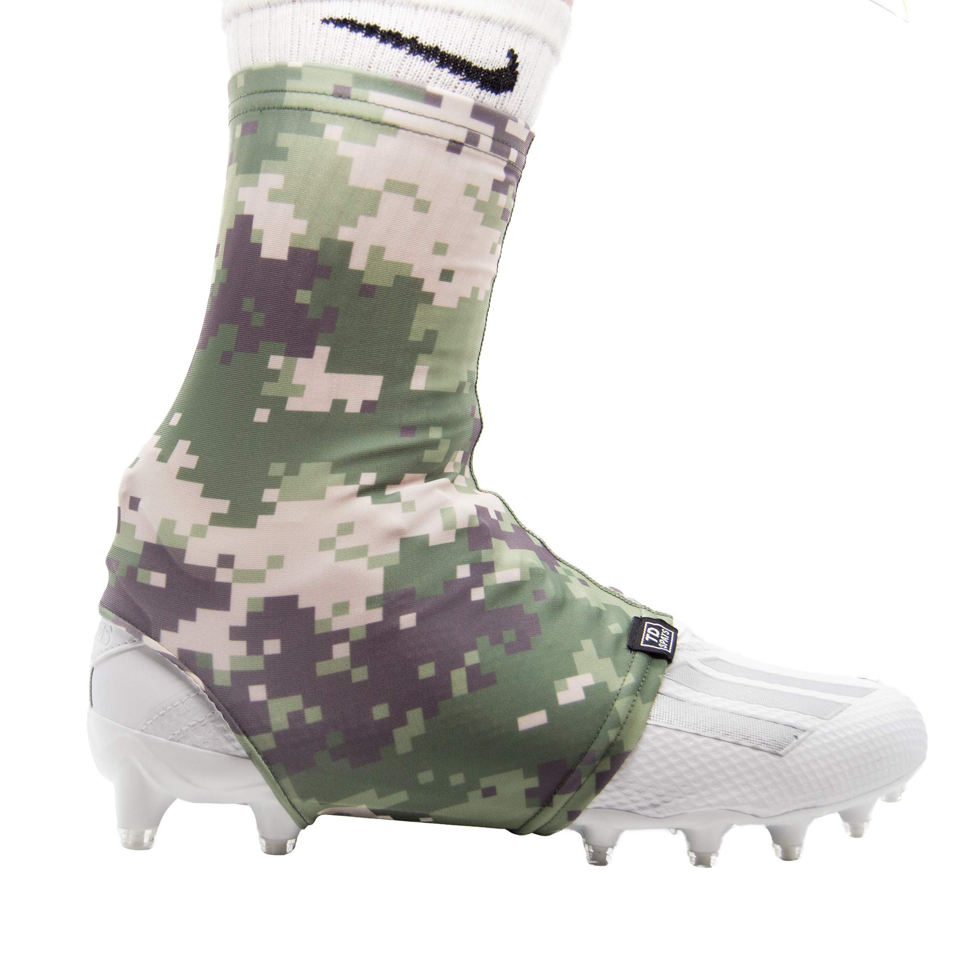 TD Spats Football Cleat Covers - (2 pack) Premium Wraps for Cleats | For Football, Soccer, Field Hockey, or Turf