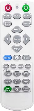 A-00010003 Projector Remote Control for ViewSonic LS500WH, LS510W, LS510WH-2, LS550W, LS550WH, LS560HDH, LS560W, LS560WH, LS620X, PX701-4K, PX701-4KE, PX703HDH, PX728-4K, PX748-4K