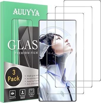 3-Pack for ZTE Nubia RedMagic 11 Pro / 11 Pro+ /RedMagic 11 Pro Plus Screen Protector Tempered Glass, 9H Anti-Fingerprint Bubble-Free Anti Scratch, AUUYYA Ultra Drop Protection Film, Easy Installation