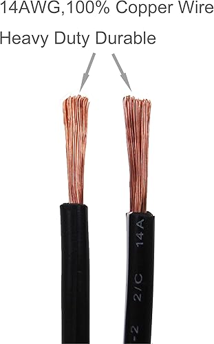 Miniatura 4 de SCCKE Enchufe para encendedor de cigarrillos de 6.5 pies, 14 AWG y 12 V, cable de carga de liberación rápida SAE con fusible de 20 A y luz LED