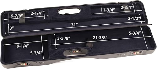 Miniatura 8 de Negrini OU/SXS Deluxe Uplander - Estuche ultracompacto para escopeta de caza, 16405LX/5708