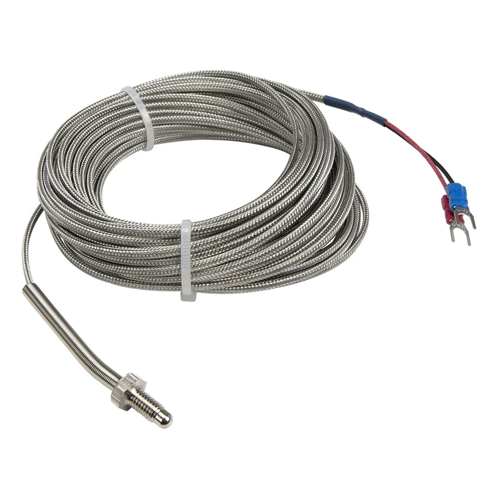 Termopar tipo K M6 con cable blindado de 10 m y sensor FTARB02 para control térmico 5