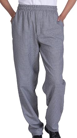 Edwards Men's 2002 Comfortable Fit Chefs Pants (Houndstooth 6X L)