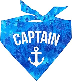 Captain Summer Dog Bandana (Royal Scrunch, OS 263)