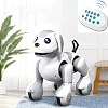 22 Cm Smart Robot Dog Voice Light Programming Dance Barking And Hand Control With 15 Functions Rechargeable Remote Control And Hand Sensor