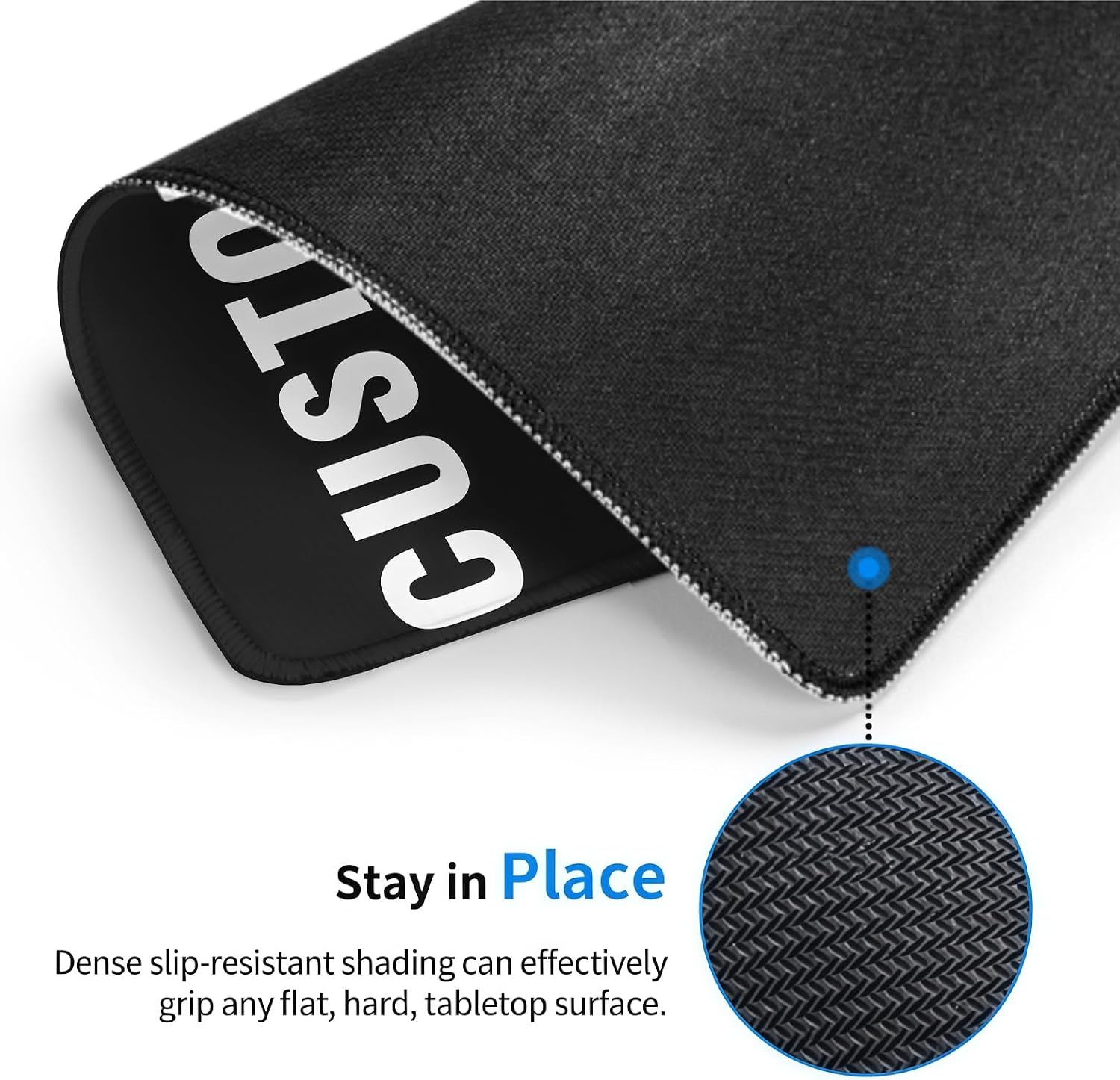 Custom Mouse Pad with Photo Text Logo for Gaming Office Gift 6 71BfE8jBViL. AC SL1500