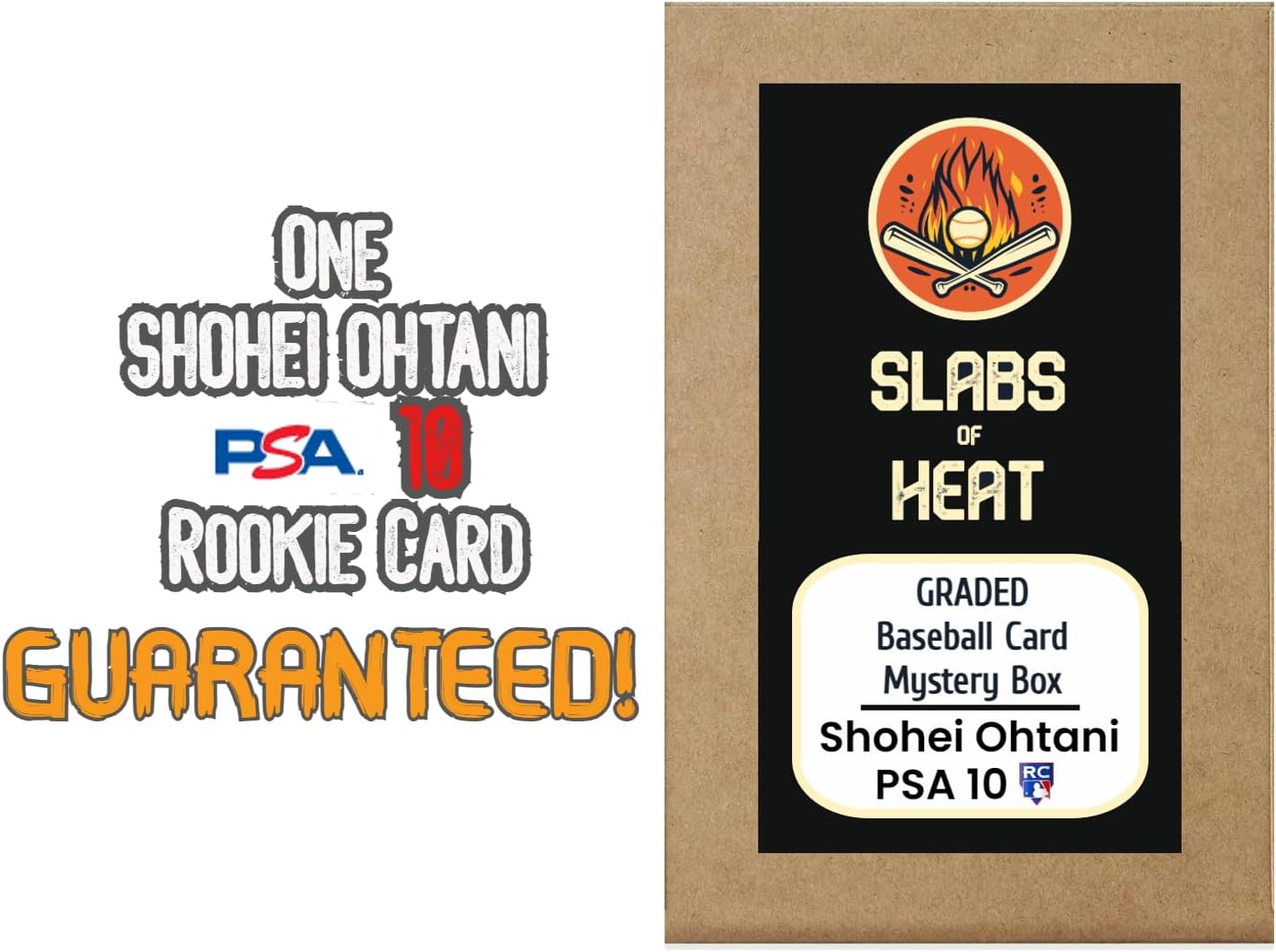 ONE Guaranteed PSA 10 Shohei Ohtani 2018 Rookie RC Card│Ideal Gift for Collectors & Baseball Fans│Graded Baseball Card Gift Box - SHOHEI OHTANI PSA 10 Rookie Edition