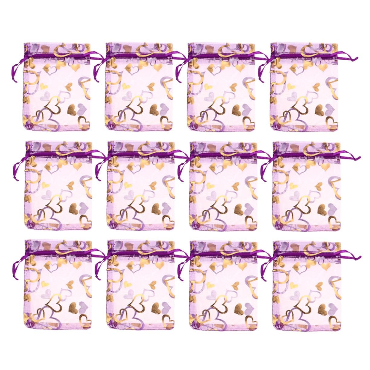 COLLBATH 3 Juegos De Elegantes Bolsas De Malla Con Cordón Para Dulces Bolsas De Para Fiestas Infantiles Bolsas Con Cordón En Varios 100 Unidades X 3