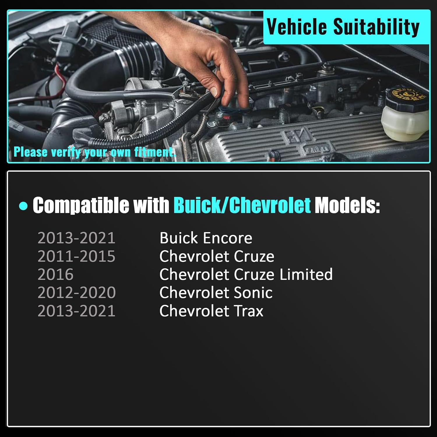 25199424 Engine Timing Cover Compatible with Chevrolet Cruze 2011-2015 Cruze Limited 2016 Sonic 2012-2020 Trax Buick Encore 2013-2021 1.4L