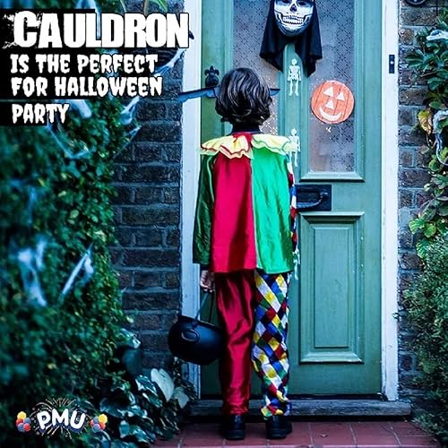 Miniatura 4 de PMU Caldero de Halloween  Molde de soplado, accesorio de plástico para fiestas, soporte para dulces para niños, recuerdos y suministros de fiesta de