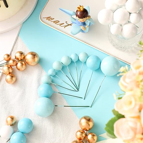 Miniatura 62 de 108 bolas para decoración de tartas, decoración de cupcakes, globos de espuma para hornear pasteles, boda, aniversario, decoración de cumpleaños