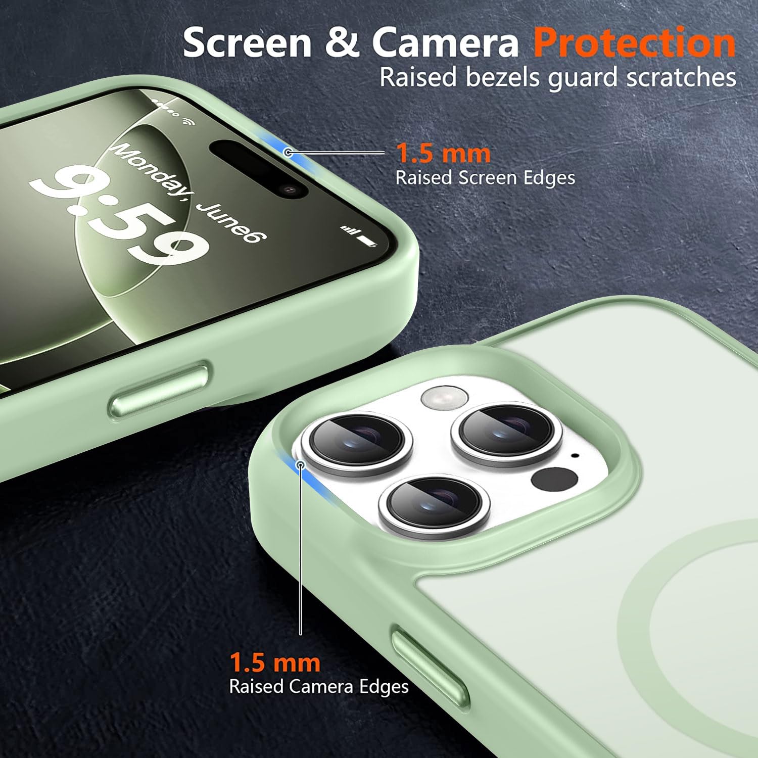 Amazon.com: MOCCA Strong Magnetic for iPhone 16 Pro Max Phone Case