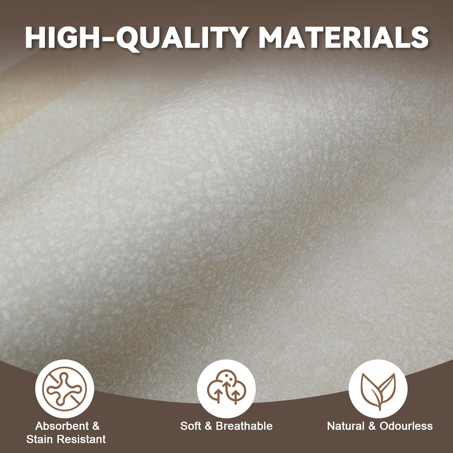 Diatomaceous Earth Bath Mat Super Absorbent Quick Dry Diatomite Stone Bath Mat Non Slip Shower Mat Thin Bathroom Mat Fit Under Door, Bathroom Floor Mat for in Front of Bathtub Showe,15.7"x23.6", Beige - Image 3