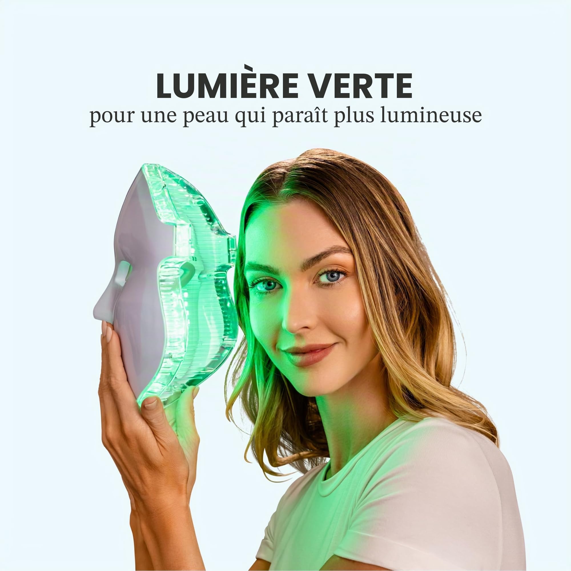 Pure Daily Care Luma Mask Appareil de soins de la peau LED pour le visage | 7 modes de couleur avancés | 5 niveaux d'intensité lumineuse | tous types de peau