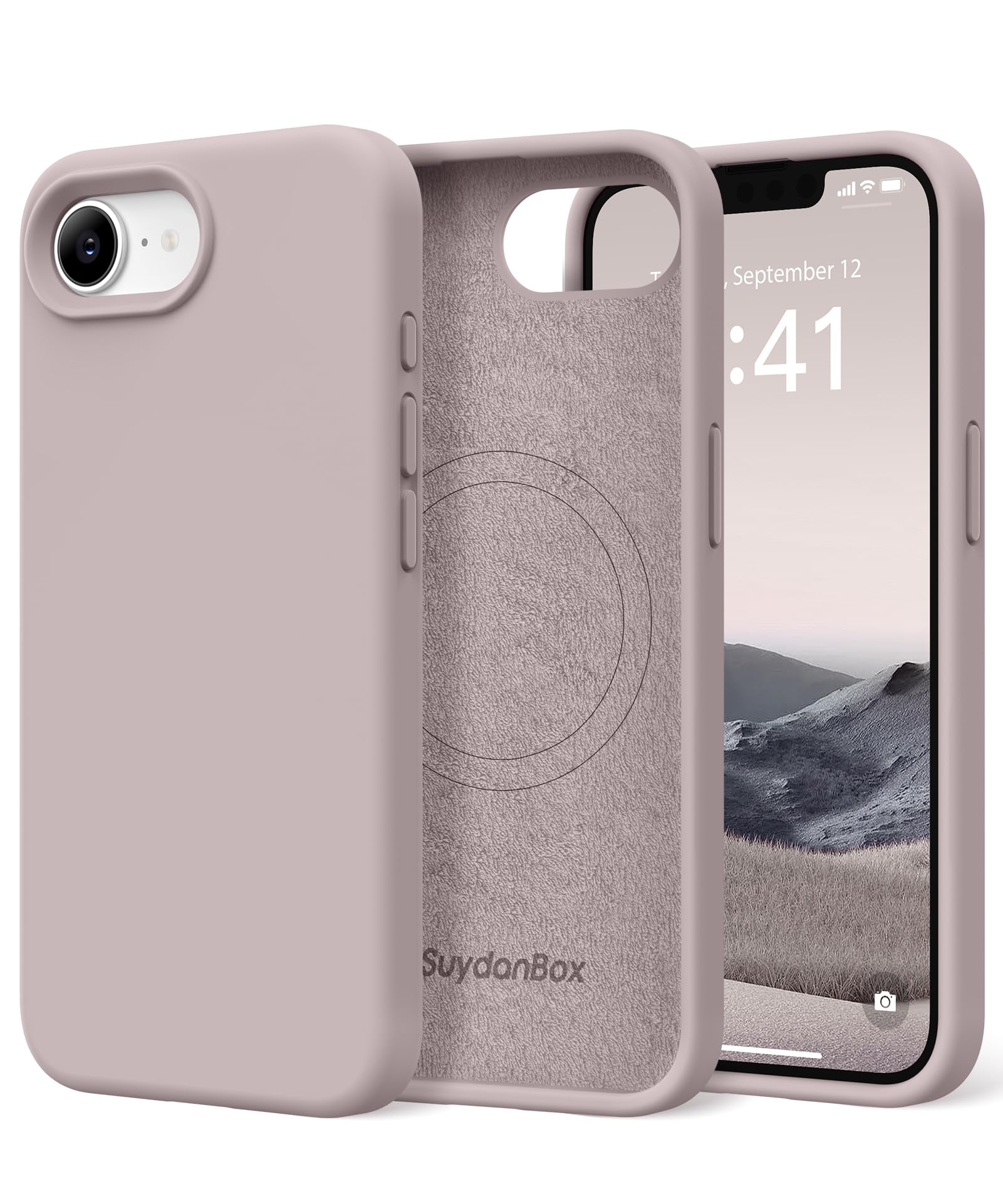 Magnetic for iPhone 17e/iPhone 16e Case Silicone Hazel