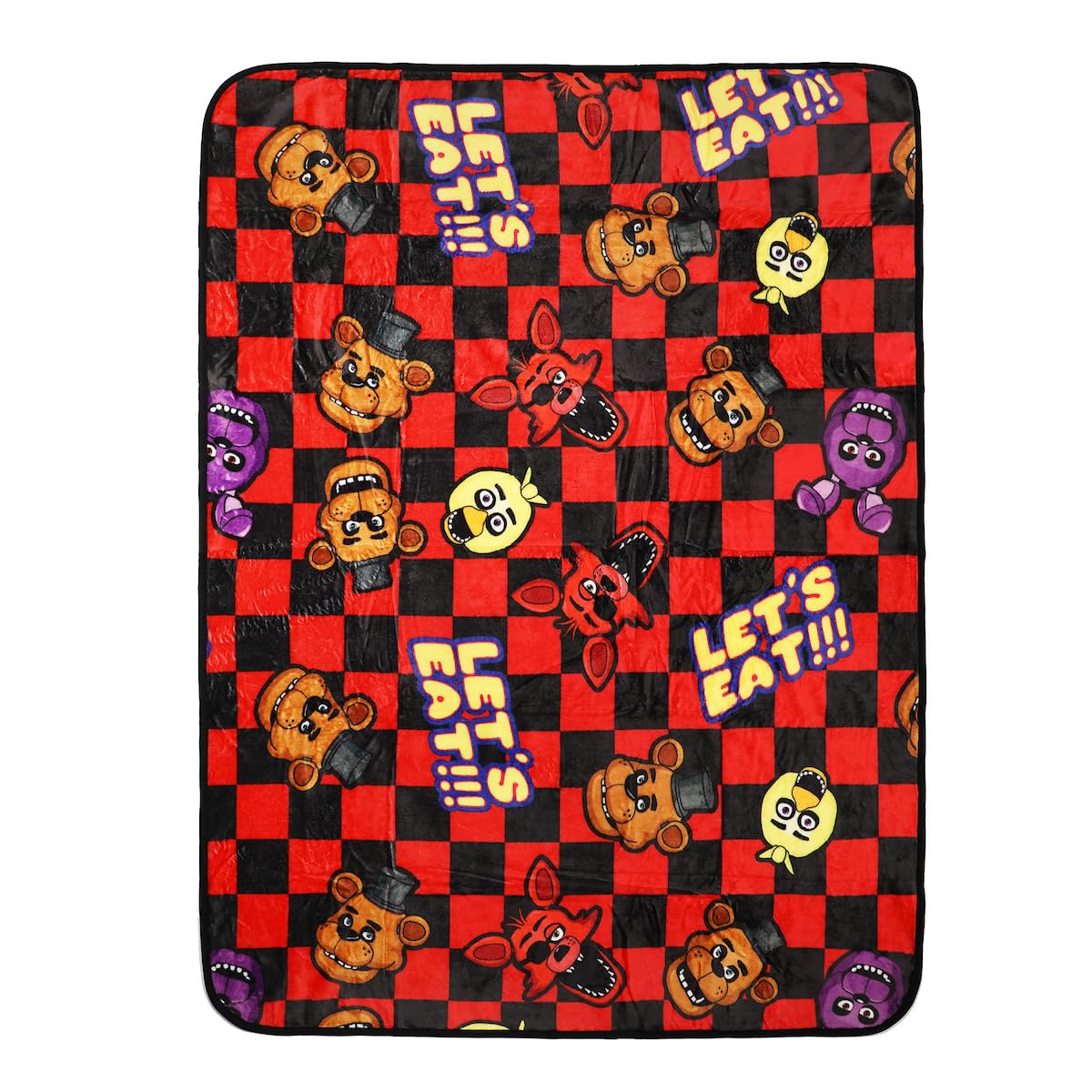 Bioworld Five Nights at Freddy’s Let’s Eat 45” x 60” Throw Blanket