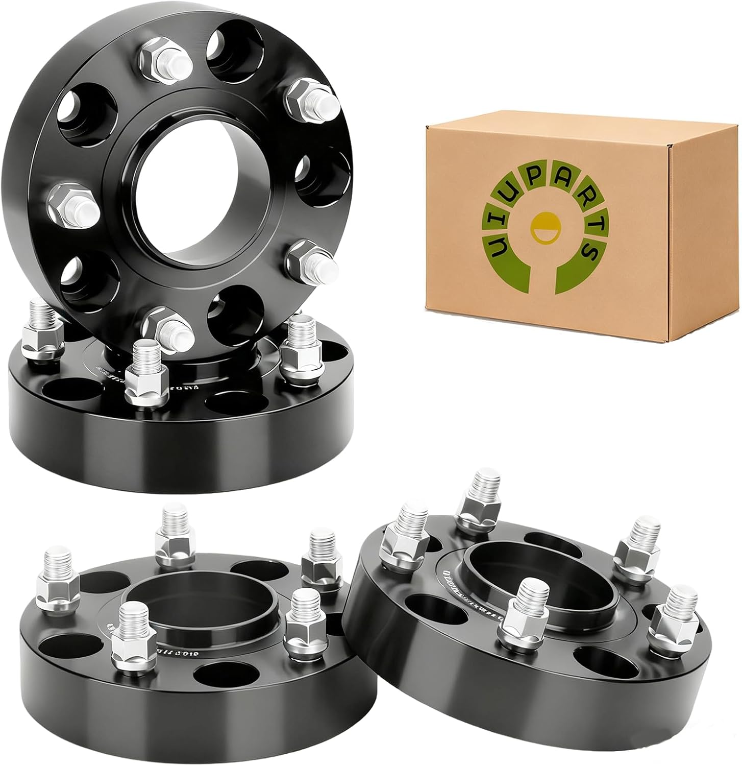 5X5.5 Wheel Spacers Forged 1.5"(38.1mm) 5x139.7mm to 5x139.7mm Thread Pitch M14x1.5 Hub Bore 77.8mm SET OF 4 Adapters for Ram 1500 5.7L 2012-2018,Ram 1500 Classic 5.7L 19-24,Ram 1500 3.6L 13-18 & More