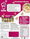 Genie Food Instant Ready to Eat Suji Ka Halwa (Sheera) | Made With Jaggery | Suji Halwa Sweet Dish | Ready in 10 mins | 100% Natural (Pack Of 3 x 50G) (SERVES 150G)| gallery image