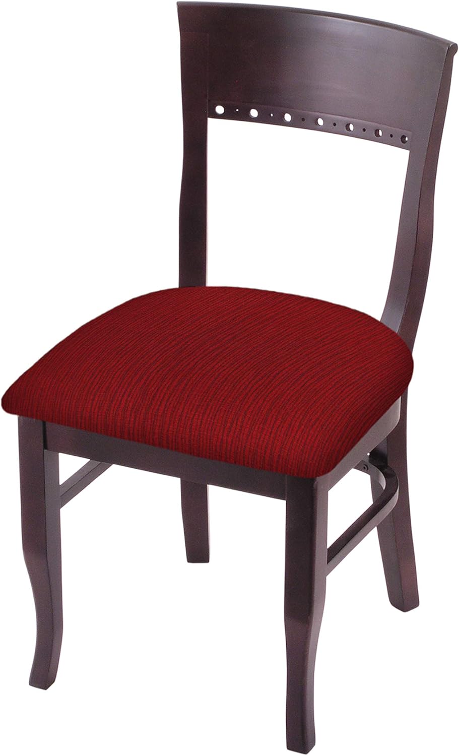 Holland Bar Stool Co. 3160 18" Chair with Dark Cherry Finish and Graph Ruby Seat