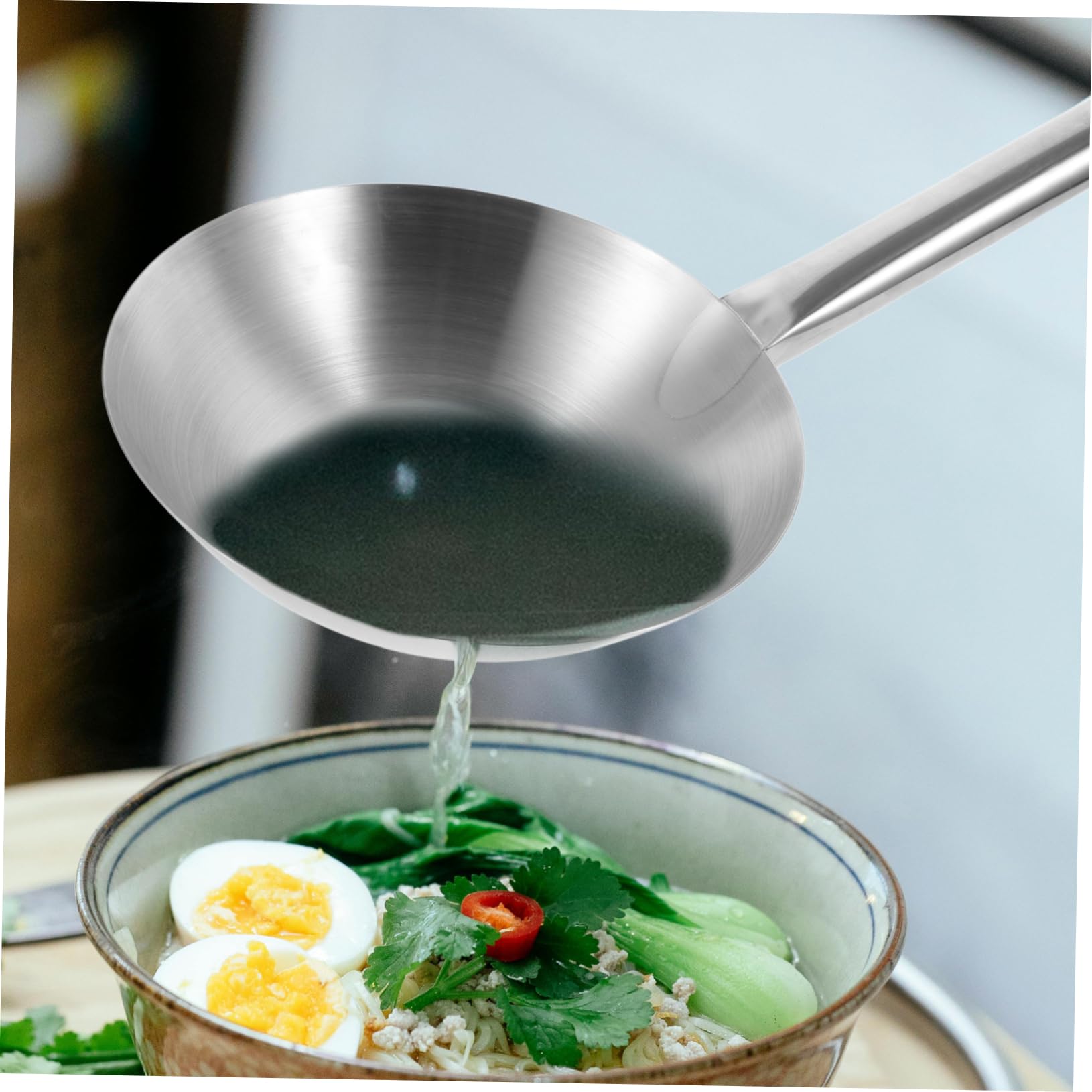 Louche Acier Inoxydable Avec Manche Court Outil De Cuisine Et Jardin Écope Pratique Pour Service De Soupe Et Arrosage Capacité