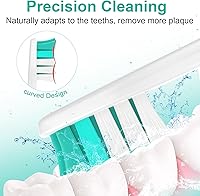 Vista 4 de Replacement Toothbrush Heads for Philips Sonicare E Series, Essence, Xtreme, Elite, Advance and CleanCare, Brush Heads for Sonic Care Screw-on