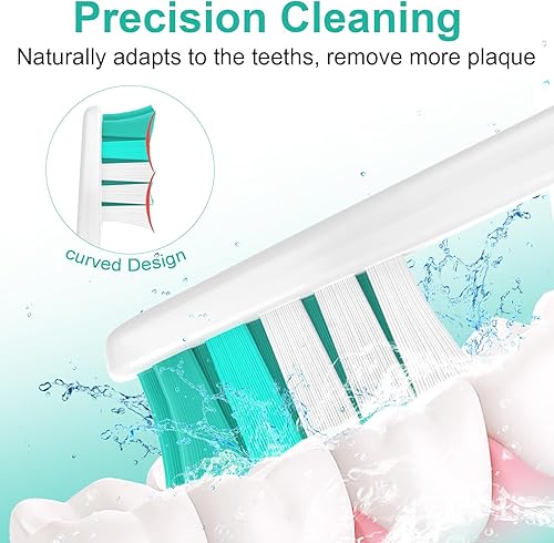 Miniatura 4 de Replacement Toothbrush Heads for Philips Sonicare E Series, Essence, Xtreme, Elite, Advance and CleanCare, Brush Heads for Sonic Care Screw-on