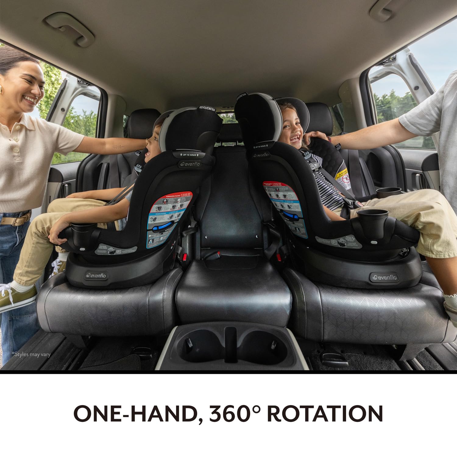 Evenflo Revolve360 Slim 2-in-1 Rotational Car Seat