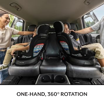 Evenflo Revolve360 Slim 2-in-1 Rotating Car Seat (Cambridge)