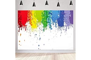 Paint Splatter Backdrop for Party Painting